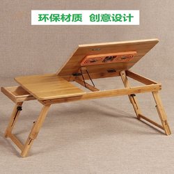 Computer Desk for Home Use, Desktop Bed Table, Dressing Table with Integrated Storage Rack, Solid Wood, Simple Adjustable Height, Trendy Foldable Computer Desk for Home Use, Desktop Bed Table, Dressing Table with Integrated Storage Rack, Solid Wood, Simple Adjustable Height, Trendy Foldable