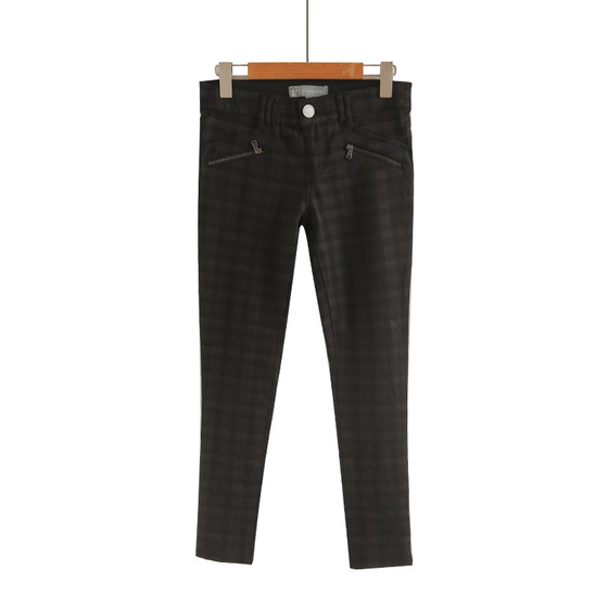 Foreign trade European and American single women's slim casual pants new style stretch plaid color-blocking pencil pants fashionable trousers
Foreign trade European and American single women's slim casual pants new style stretch plaid color-blocking pencil pants fashionable trousers