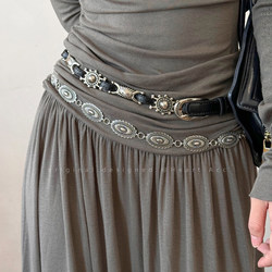 American Retro Waist Chain for Women 2025 New Design Belt Niche High-End Versatile Jeans Accessory American Retro Waist Chain for Women 2025 New Design Belt Niche High-End Versatile Jeans Accessory