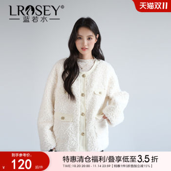Lan Ruoshui imitation lamb velvete jacket warm and thin coat
 Lan Ruoshui imitation lamb velvete jacket warm and thin coat