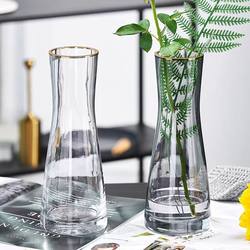 European-Style Simple and Creative Transparent Glass Vase for Home Hydroponic Plants, Fresh Flowers, Lily Vase, Living Room Flower Arrangement Decoration European-Style Simple and Creative Transparent Glass Vase for Home Hydroponic Plants, Fresh Flowers, Lily Vase, Living Room Flower Arrangement Decoration