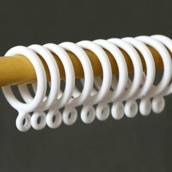 Thickened Curtain Hooks, Bed Curtain Hanging Rings, Roman Rod Buckle Rings, Shower Curtain Pure White Hanging Rings Thickened Curtain Hooks, Bed Curtain Hanging Rings, Roman Rod Buckle Rings, Shower Curtain Pure White Hanging Rings