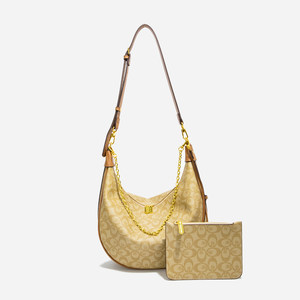 Large capacity bag for women 2025 new super hot chain old-fashioned underarm croissant bag high-end single-shoulder crossbody bag 
Large capacity bag for women 2025 new super hot chain old-fashioned underarm croissant bag high-end single-shoulder crossbody bag