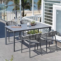 Outdoor Tables and Chairs, Courtyard, Open-Air Balcony, Leisure Rope Chairs, Outdoor Garden Terrace, Rain-Proof and Sun-Proof Furniture Set Outdoor Tables and Chairs, Courtyard, Open-Air Balcony, Leisure Rope Chairs, Outdoor Garden Terrace, Rain-Proof and Sun-Proof Furniture Set