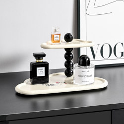 Retro High-End Cosmetics Storage Rack, Bedroom Dressing Table, Perfume and Jewelry Ornaments Shelf, Desktop Entrance Hall Storage Retro High-End Cosmetics Storage Rack, Bedroom Dressing Table, Perfume and Jewelry Ornaments Shelf, Desktop Entrance Hall Storage