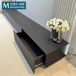 Light Luxury High-End 2025 New Model Living Room Minimalist Floating Rock Slab Tv Cabinet Background Wall Floor-Standing Italian Minimalist Floor Unit Light Luxury High-End 2025 New Model Living Room Minimalist Floating Rock Slab Tv Cabinet Background Wall Floor-Standing Italian Minimalist Floor Unit