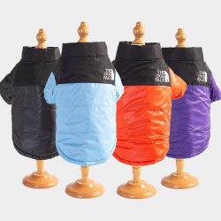 Pet cotton coat with velvet and thickening in winter Pet cotton coat with velvet and thickening in winter