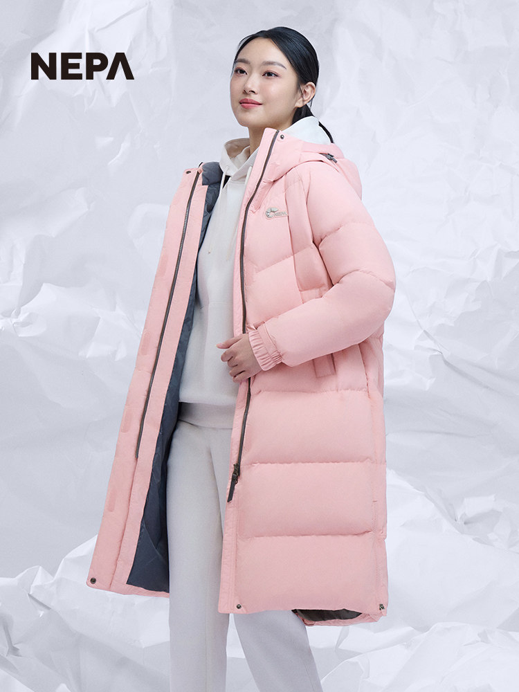 Nepa レディース ロングダウンジャケット - フィルパワー600 グース