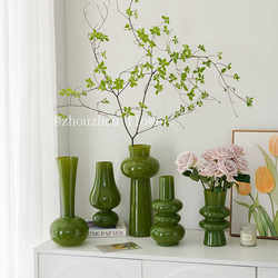 French-Style Vintage Glass Vase, Light Luxury, High-End Feel, Flower Arrangement Vessel, Simple Desktop Ornament, Home Decoration, Niche Product French-Style Vintage Glass Vase, Light Luxury, High-End Feel, Flower Arrangement Vessel, Simple Desktop Ornament, Home Decoration, Niche Product