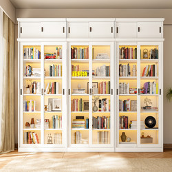 Filite Study Room Light Luxury Sliding Door Bookcase Living Room Glass Door Display Cabinet Wrought Iron Children's Bookshelf Floor-Standing Storage Cabinet Filite Study Room Light Luxury Sliding Door Bookcase Living Room Glass Door Display Cabinet Wrought Iron Children's Bookshelf Floor-Standing Storage Cabinet