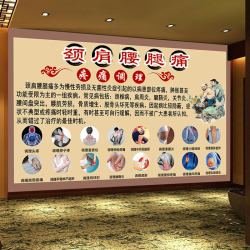 Shoulder, neck, waist and leg pain picture introduction wallpaper Chinese medicine clinic hospital orthopedics department decorative mural pain conditioning wallpaper Shoulder, neck, waist and leg pain picture introduction wallpaper Chinese medicine clinic hospital orthopedics department decorative mural pain conditioning wallpaper