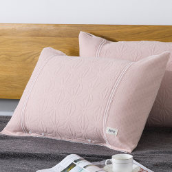 A Pair of Pure Cotton Gauze Pillow Covers, High-End European Style, for Couples, Single-Person, All-Cotton Pillow Covers with Snap Buttons to Prevent Slipping A Pair of Pure Cotton Gauze Pillow Covers, High-End European Style, for Couples, Single-Person, All-Cotton Pillow Covers with Snap Buttons to Prevent Slipping