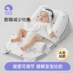 Slope Pillow for Infants to Prevent Spitting Up, Lying down and Sleeping Artifact, Feeding Slope Cushion, Baby Anti-Choking Bed-In-Bed, Newborn Baby Pillow Slope Pillow for Infants to Prevent Spitting Up, Lying down and Sleeping Artifact, Feeding Slope Cushion, Baby Anti-Choking Bed-In-Bed, Newborn Baby Pillow