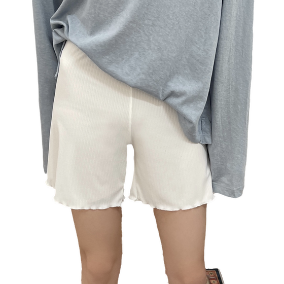 Safety pants anti-exposure for women's summer thin style can be worn on the outside with high waist ice silk three-point leggings loose jk insurance shorts Safety pants anti-exposure for women's summer thin style can be worn on the outside with high waist ice silk three-point leggings loose jk insurance shorts