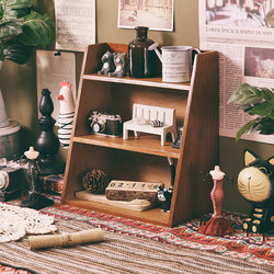 Solid Wood Perfume Table Storage Rack, Cosmetics Wooden Shelf, Coffee Cup, Office Computer Desktop, Office Desk Solid Wood Perfume Table Storage Rack, Cosmetics Wooden Shelf, Coffee Cup, Office Computer Desktop, Office Desk