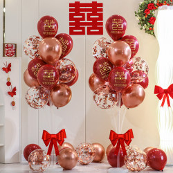 Wedding Decoration Balloon Column for the Bride's New Bedroom, Wedding Aisle, Engagement Scene, Wedding Room Decoration Set Wedding Decoration Balloon Column for the Bride's New Bedroom, Wedding Aisle, Engagement Scene, Wedding Room Decoration Set