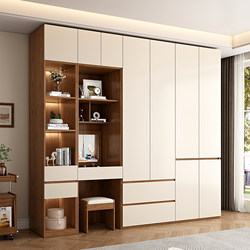 Enf Grade Wooden Home Wardrobe Bedroom Swing Door Simple Modern Segmented Storage Cabinet 18mm Thick Wardrobe Enf Grade Wooden Home Wardrobe Bedroom Swing Door Simple Modern Segmented Storage Cabinet 18mm Thick Wardrobe