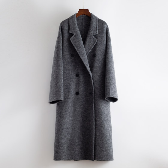 Classic suit collar wool double-sided woolen coat for women's new winter mid-length thickened woolen coat double-sided woolen coat
Classic suit collar wool double-sided woolen coat for women's new winter mid-length thickened woolen coat double-sided woolen coat