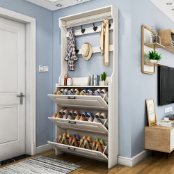 Ultra-Thin Tipping Shoe Cabinet for Home Entrance, New 2025 Popular Model, Entryway Storage Cabinet, Integrated Wall-Mounted Small Shoe Rack Ultra-Thin Tipping Shoe Cabinet for Home Entrance, New 2025 Popular Model, Entryway Storage Cabinet, Integrated Wall-Mounted Small Shoe Rack