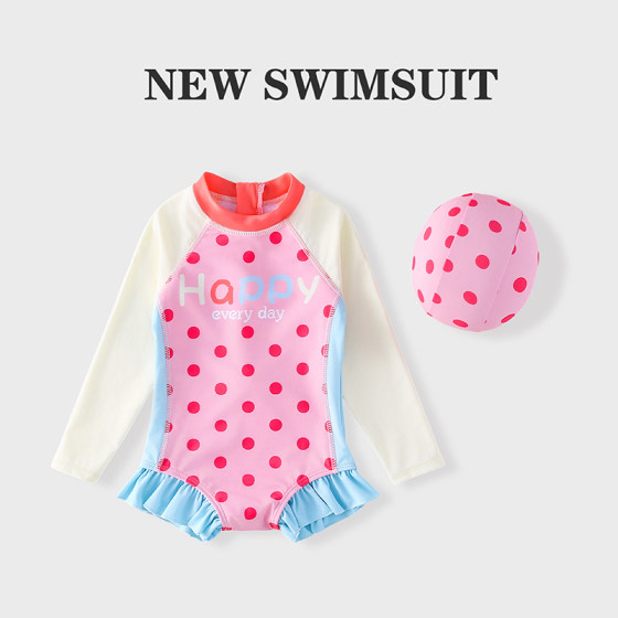 Children's swimsuit girls 1-8 years old baby one-piece long sleeve cute training swimsuit girls quick-drying sun protection swimsuit 3
Children's swimsuit girls 1-8 years old baby one-piece long sleeve cute training swimsuit girls quick-drying sun protection swimsuit 3