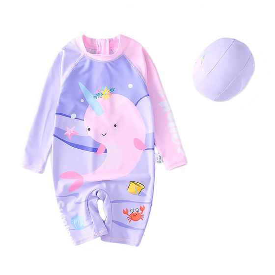 Children's swimsuit girl one-piece cute cartoon swimsuit little girl baby long sleeve quick dry sun protection beach swimsuit
Children's swimsuit girl one-piece cute cartoon swimsuit little girl baby long sleeve quick dry sun protection beach swimsuit