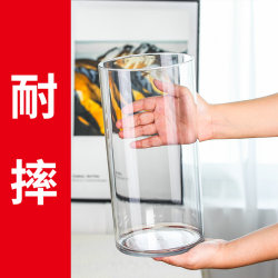 Cylindrical Plastic Vase, Imitation Glass, Transparent Hydroponic Vessel, Straight Tube Ornament, Living Room Flower Arrangement, Pet Special Bottle Cylindrical Plastic Vase, Imitation Glass, Transparent Hydroponic Vessel, Straight Tube Ornament, Living Room Flower Arrangement, Pet Special Bottle