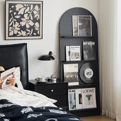 Leyuan Arched Wall-Mounted Magazine Rack Ins-Style Popular Floor-Standing Display Rack Bookshelf Newspaper Rack Multi-Layer Storage Rack Leyuan Arched Wall-Mounted Magazine Rack Ins-Style Popular Floor-Standing Display Rack Bookshelf Newspaper Rack Multi-Layer Storage Rack