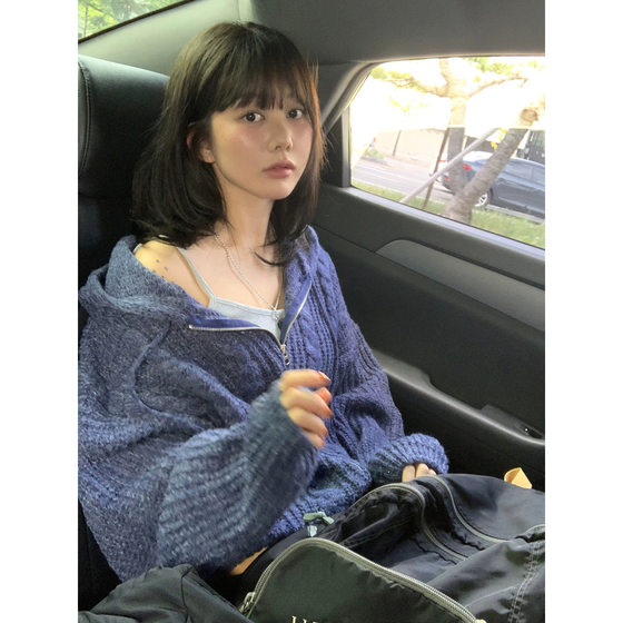 2025 autumn new Korean Dongdaemun sweet pattern hooded knitted zipper sweater jacket
2025 autumn new Korean Dongdaemun sweet pattern hooded knitted zipper sweater jacket
