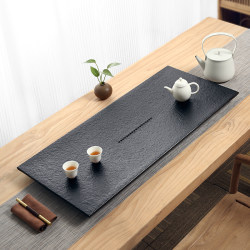 Natural Black Stone Tea Tray, Solid Piece for Home and Office, Fire-Resistant Stone Tray, 2025 New Model, Tea Tray with Drainage Natural Black Stone Tea Tray, Solid Piece for Home and Office, Fire-Resistant Stone Tray, 2025 New Model, Tea Tray with Drainage