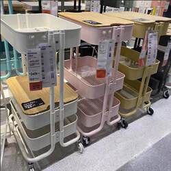 Xinyi Home Trolley Storage Rack Kitchen Floor-Standing Multi-Layer Snack Mobile Bookshelf Baby Products Storage Shelf Xinyi Home Trolley Storage Rack Kitchen Floor-Standing Multi-Layer Snack Mobile Bookshelf Baby Products Storage Shelf