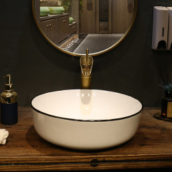Scandinavian Ceramic Countertop Basin Oval Wash Basin Single Basin Bathroom Wash Basin Sink Basin Home Accessible Luxury Style Scandinavian Ceramic Countertop Basin Oval Wash Basin Single Basin Bathroom Wash Basin Sink Basin Home Accessible Luxury Style