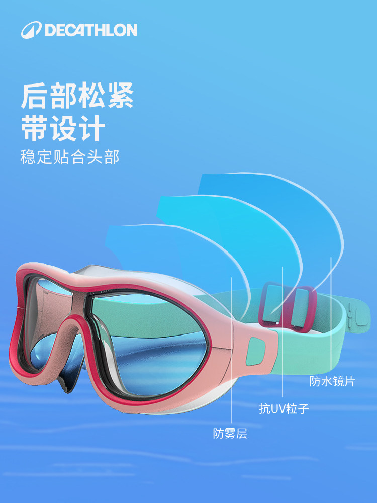SPLASH Occhialini Da Nuoto Originali - Design Antigroviglio Per Capelli - Adatti A Bambini E Adulti - Lenti Antiappannamento