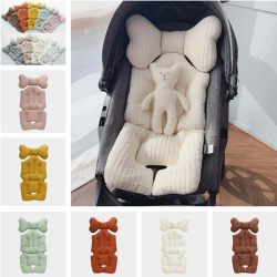 Korean version baby stroller seat cushion baby dining chair cotton pad safety seat thickened cushion suitable for all seasons Korean version baby stroller seat cushion baby dining chair cotton pad safety seat thickened cushion suitable for all seasons