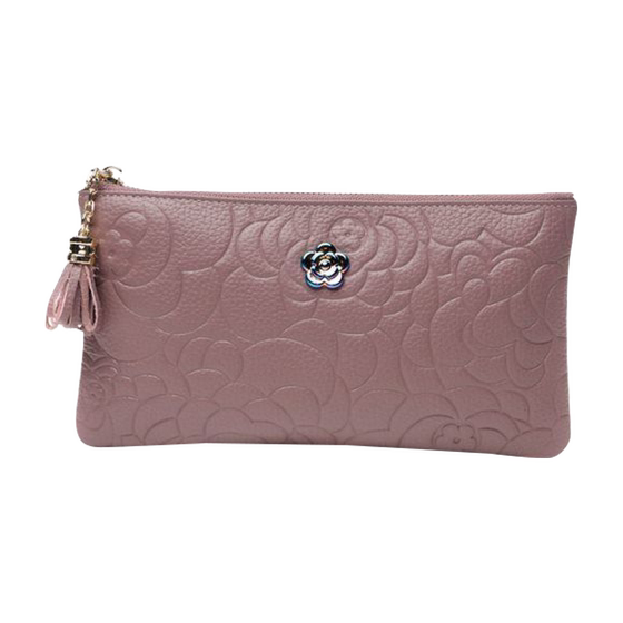 Genuine leather handbag for women 2025 new fashionable camellia soft cowhide wallet for magnifying screen mobile phone handbag
Genuine leather handbag for women 2025 new fashionable camellia soft cowhide wallet for magnifying screen mobile phone handbag