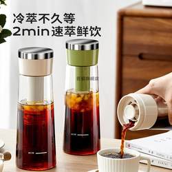 Cold Extract Coffee Pot For Home High Borosilicate Pressure Cold Kettle Outdoor Carrying Fruit Teapot Ice Extract Pot Cold Extract Cup Cold Extract Coffee Pot For Home High Borosilicate Pressure Cold Kettle Outdoor Carrying Fruit Teapot Ice Extract Pot Cold Extract Cup