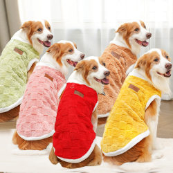 Cross-border pet clothes, autumn and winter new dog clothes, plush new cat clothes, golden retriever, big dog and cat supplies Cross-border pet clothes, autumn and winter new dog clothes, plush new cat clothes, golden retriever, big dog and cat supplies