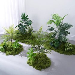 Simulated Moss Micro-Landscape Indoor Living Room Artificial Plants Green Plant Landscaping Combination Window Display Bionic Moss Decorative Scenery Simulated Moss Micro-Landscape Indoor Living Room Artificial Plants Green Plant Landscaping Combination Window Display Bionic Moss Decorative Scenery