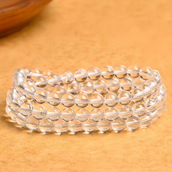 7A pure natural white crystal bracelet for women, white Asai white crystal 3-loop bracelet necklace sweater chain with certificate 
7A pure natural white crystal bracelet for women, white Asai white crystal 3-loop bracelet necklace sweater chain with certificate