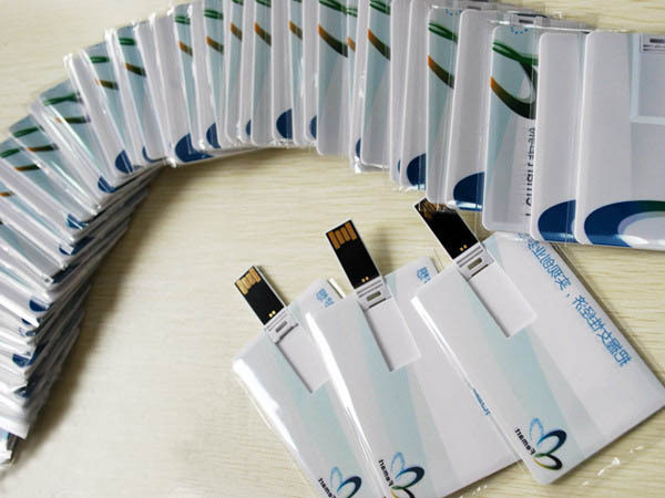 高清八彩印刷 正品卡片/名片式u盘4g 专业优盘定制logo 广告礼品 8