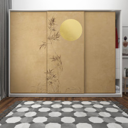 Chinese cabinet door stickers self-adhesive wallpaper wardrobe makeover Chinese cabinet door stickers self-adhesive wallpaper wardrobe makeover