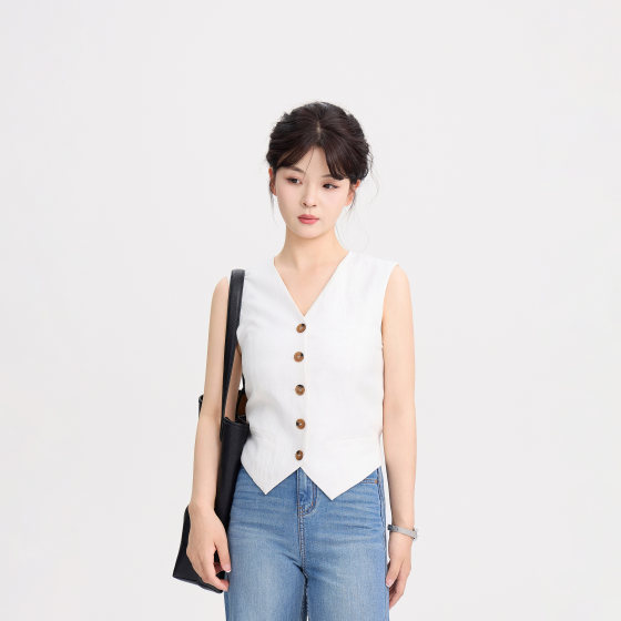 REST HEART 2025 Summer New Product Simple Suit Vest Shorts Set
REST HEART 2025 Summer New Product Simple Suit Vest Shorts Set