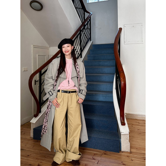Fifth windbreaker jacket for women 2025 spring new high-end sense FFU blogger style double-breasted lapel long coat
Fifth windbreaker jacket for women 2025 spring new high-end sense FFU blogger style double-breasted lapel long coat