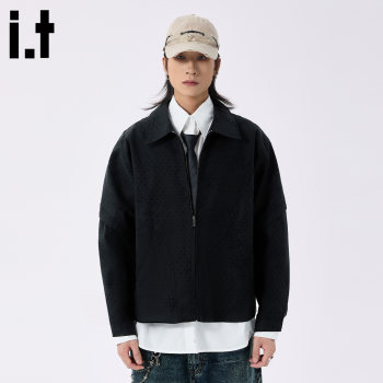 it:5cm/FIVECM black smudge thin short jacket jacket men's 2025 new autumn lapel jacket 
it:5cm/FIVECM black smudge thin short jacket jacket men's 2025 new autumn lapel jacket