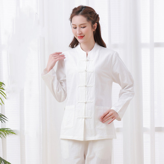 Xuanshan men and women in spring Buddhist Zen Chinese style retro tea art clothing practice Zen suit meditation cotton lay Buddhist clothes
Xuanshan men and women in spring Buddhist Zen Chinese style retro tea art clothing practice Zen suit meditation cotton lay Buddhist clothes