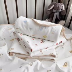 Newborn A-Class Extra Large 1m Autumn and Winter Blanket, All-Season Baby Swaddle, Ultra-Soft Double-Layer Pure Cotton Knitted Wrap, Can Be Used as a Bedspread Newborn A-Class Extra Large 1m Autumn and Winter Blanket, All-Season Baby Swaddle, Ultra-Soft Double-Layer Pure Cotton Knitted Wrap, Can Be Used as a Bedspread