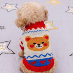 Cartoon soft and comfortable Halloween puppy pet clothes and costumes cat autumn and winter knitted Christmas sweater costumes Cartoon soft and comfortable Halloween puppy pet clothes and costumes cat autumn and winter knitted Christmas sweater costumes