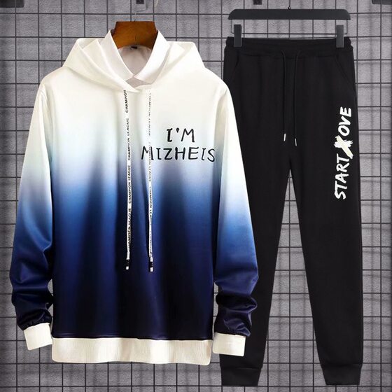 Niketon hooded sweatshirt men's suit autumn and winter 2021 new fashion brand trendy men's casual sports gradient
Niketon hooded sweatshirt men's suit autumn and winter 2021 new fashion brand trendy men's casual sports gradient