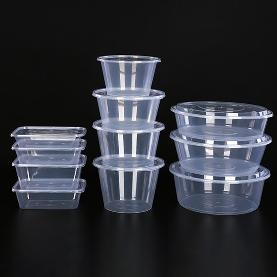 Disposable packing box lunch box rectangular round plastic bowl with lid four or five-grid bento box commercial fast food takeaway
Disposable packing box lunch box rectangular round plastic bowl with lid four or five-grid bento box commercial fast food takeaway