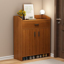 Shoe Rack, Shoe Cabinet, Simple Multi-Layer Dust-Proof Household Storage Solution for the Entrance, Solid Wood Color, Economical Balcony Storage Cabinet Shoe Rack, Shoe Cabinet, Simple Multi-Layer Dust-Proof Household Storage Solution for the Entrance, Solid Wood Color, Economical Balcony Storage Cabinet