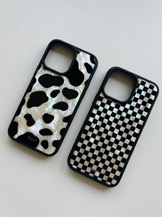 Ssself Plaid Two Tone High Quality Premium 15, 14, 13, 12, 11 iPhone Case